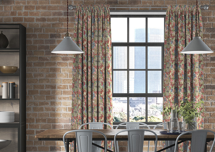 Botanist, Garnet - Made to Measure Curtains - Image 3